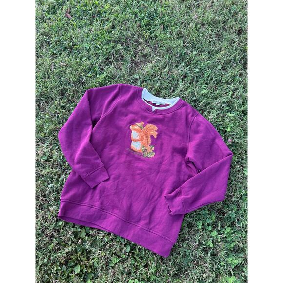 Vintage Scottish Squirrel Sweater Medium - Picture 1 of 4